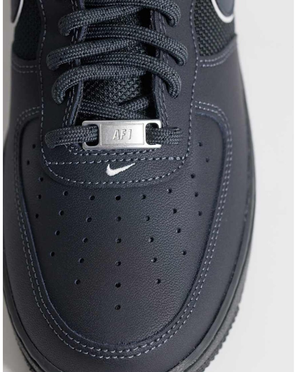 Nike Blue Air Force 1 '07 Low Lv8 Tech Trainers for men