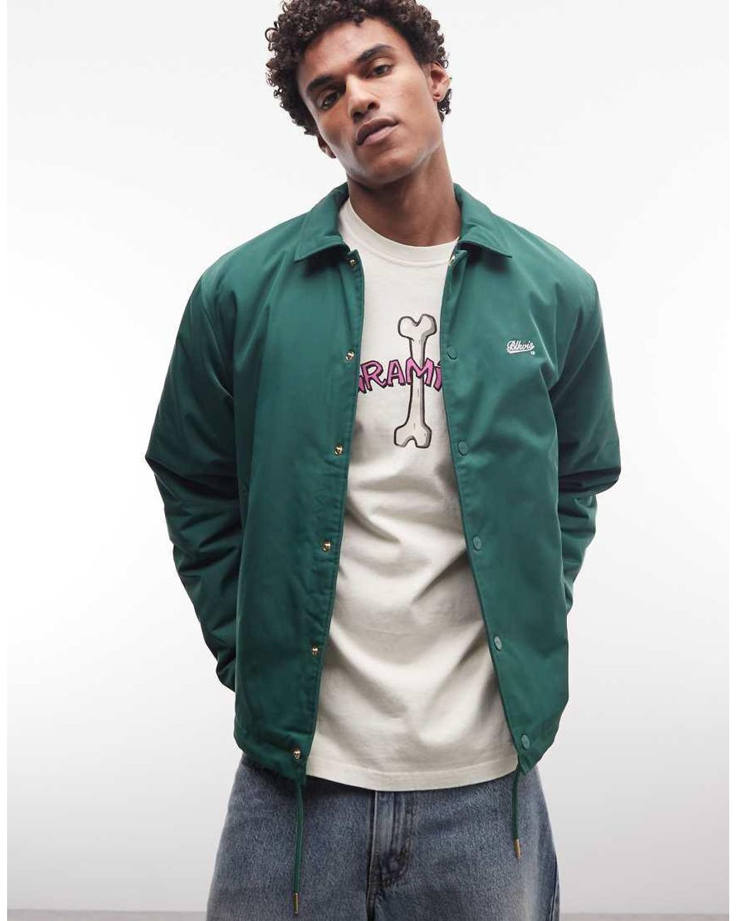 BLKVIS Green Coach Jacket for men