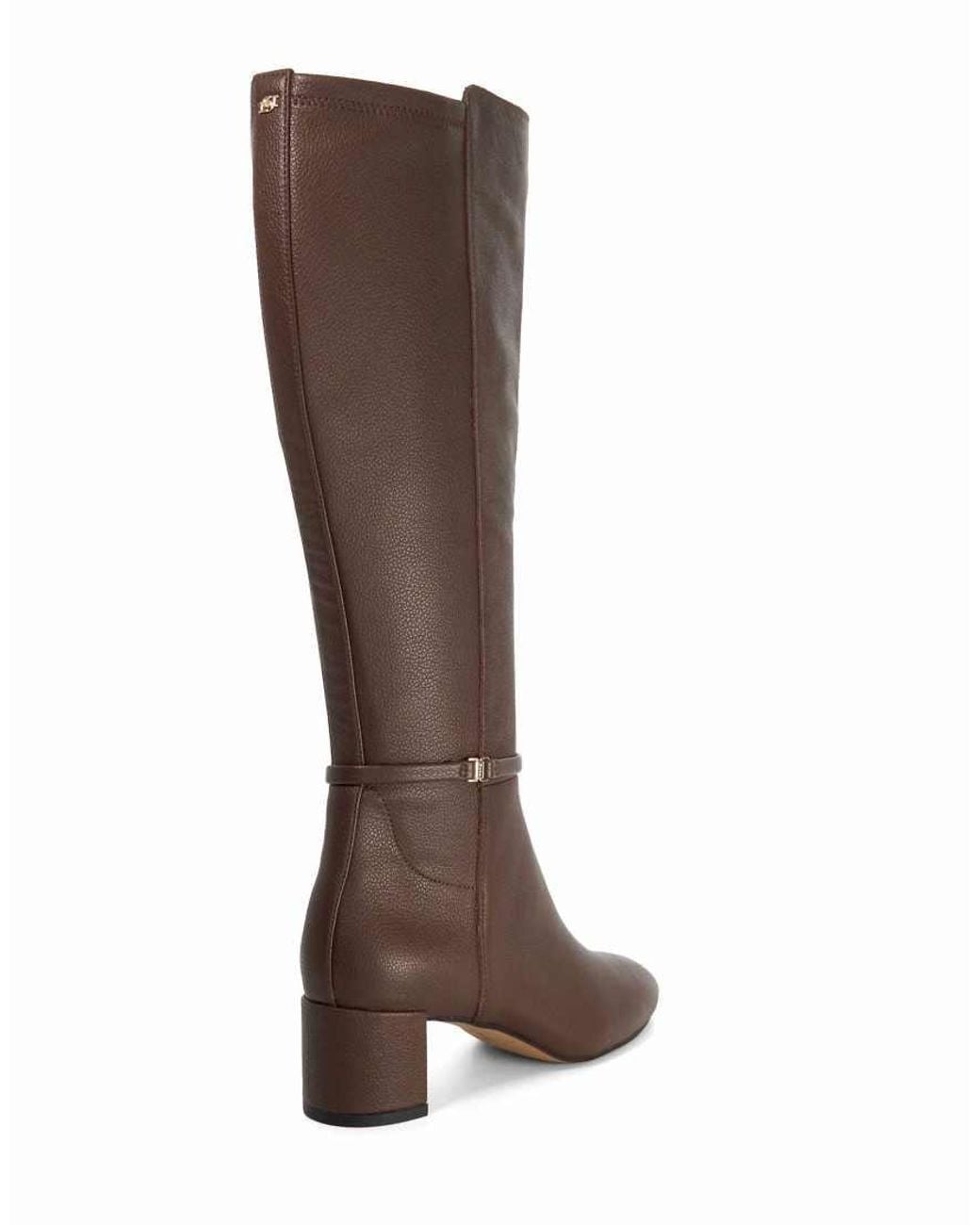 Dune Brown Seoul Knee High Boots