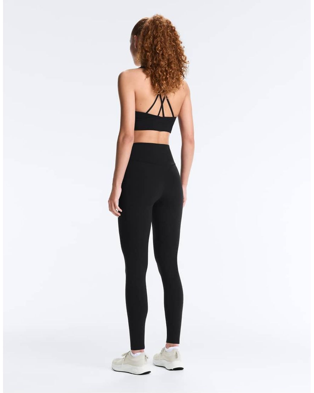 Oysho Blue Tall Super High Rise Comfortlux 70 Cm Ankle-Length Leggings
