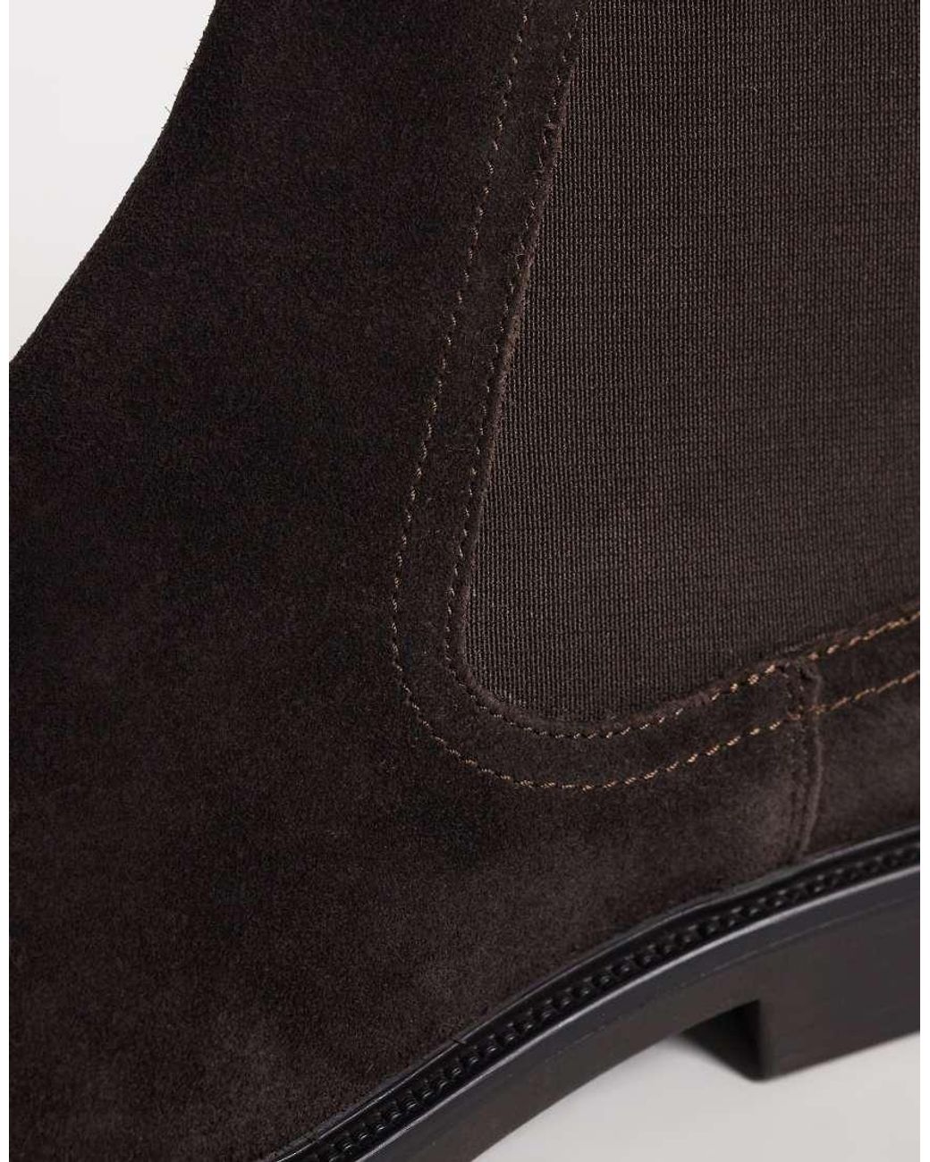 ASOS Black Premium Chelsea Boots for men