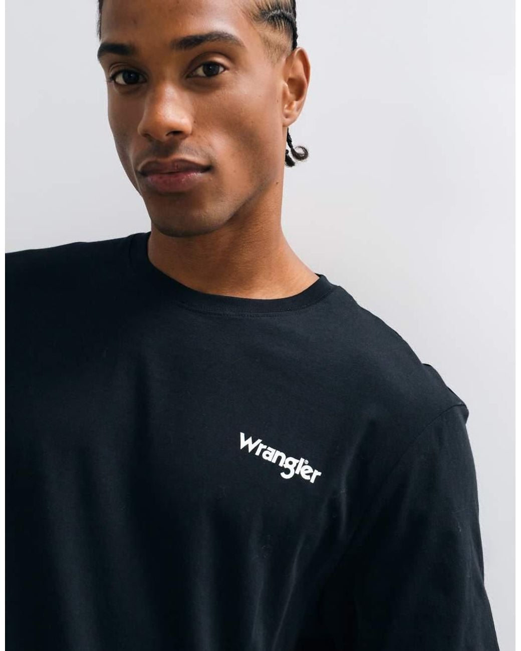 Wrangler Blue 2p Ack Sign Off Tee for men