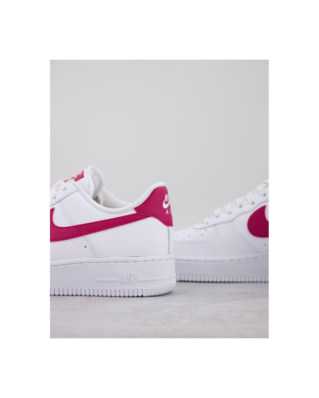 Nike – air force 1 '07 – sneaker und edlem rot in Weiß | Lyst AT