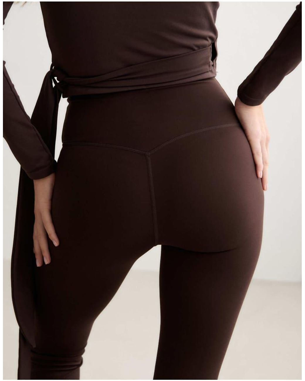 Aim'n Black Chocolate Sense Flare Petite Tights