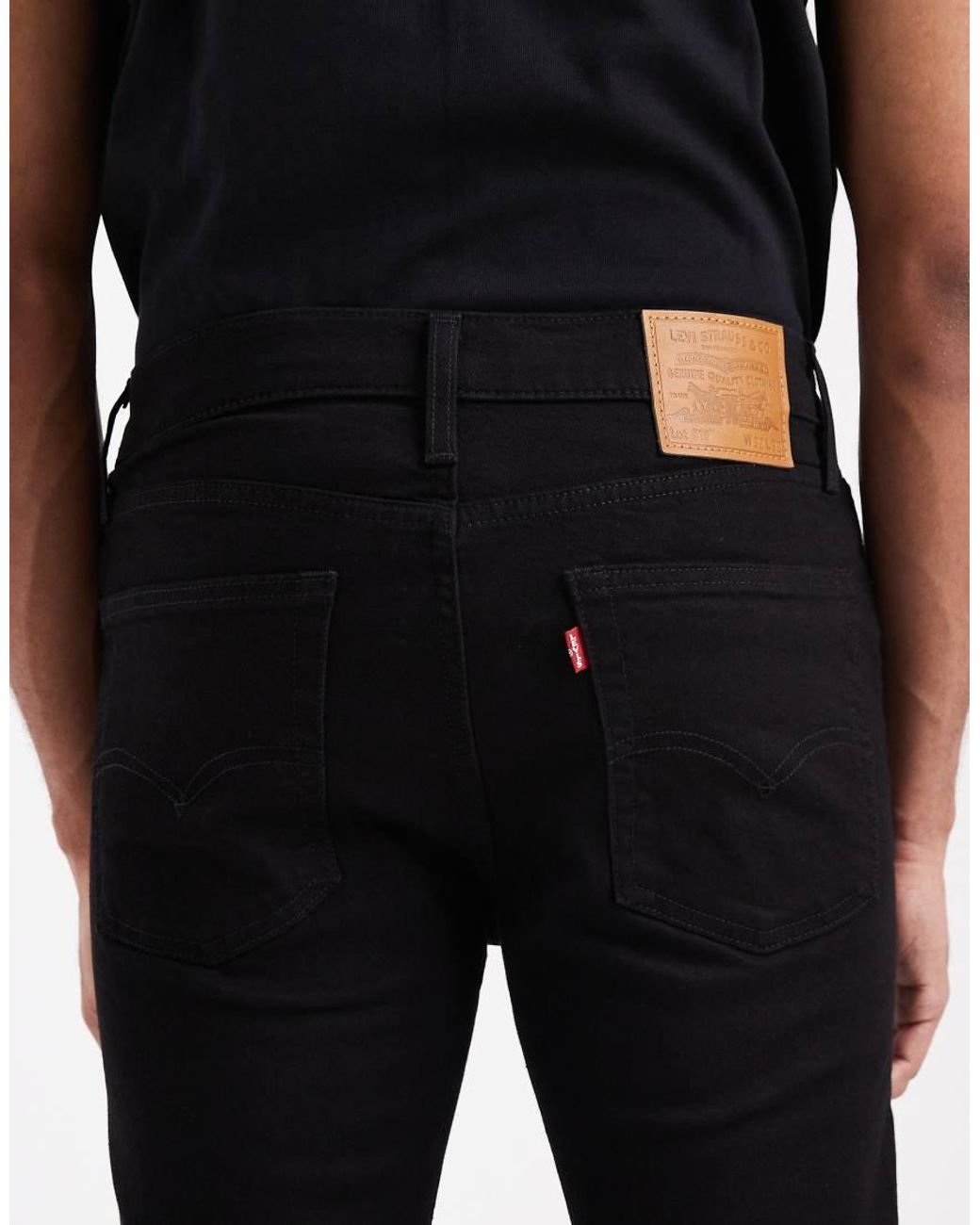 Levi's Black 510 Skinny Jeans for men