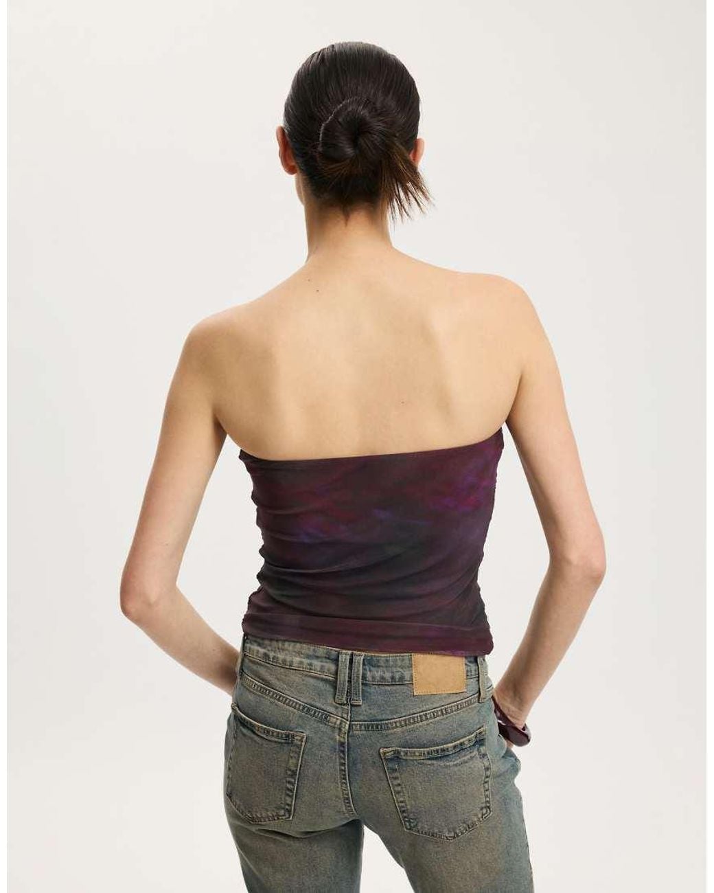 Cotton On Black Cara Corset Bandeau