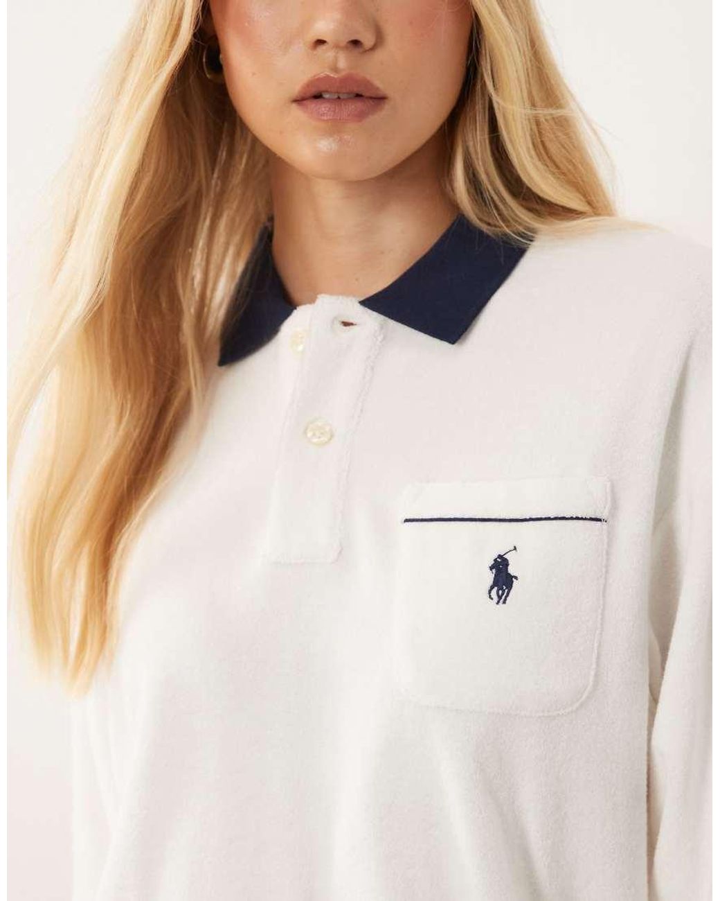 Polo Ralph Lauren Natural Knit Longsleeve Polo