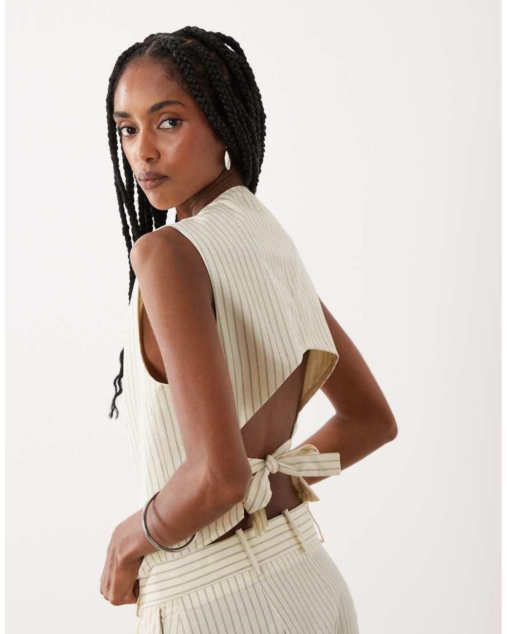 Mango Natural Michy Waistcoat Co-Ord