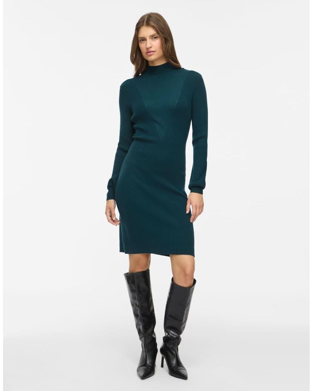 Vila Blue Knitted Dress