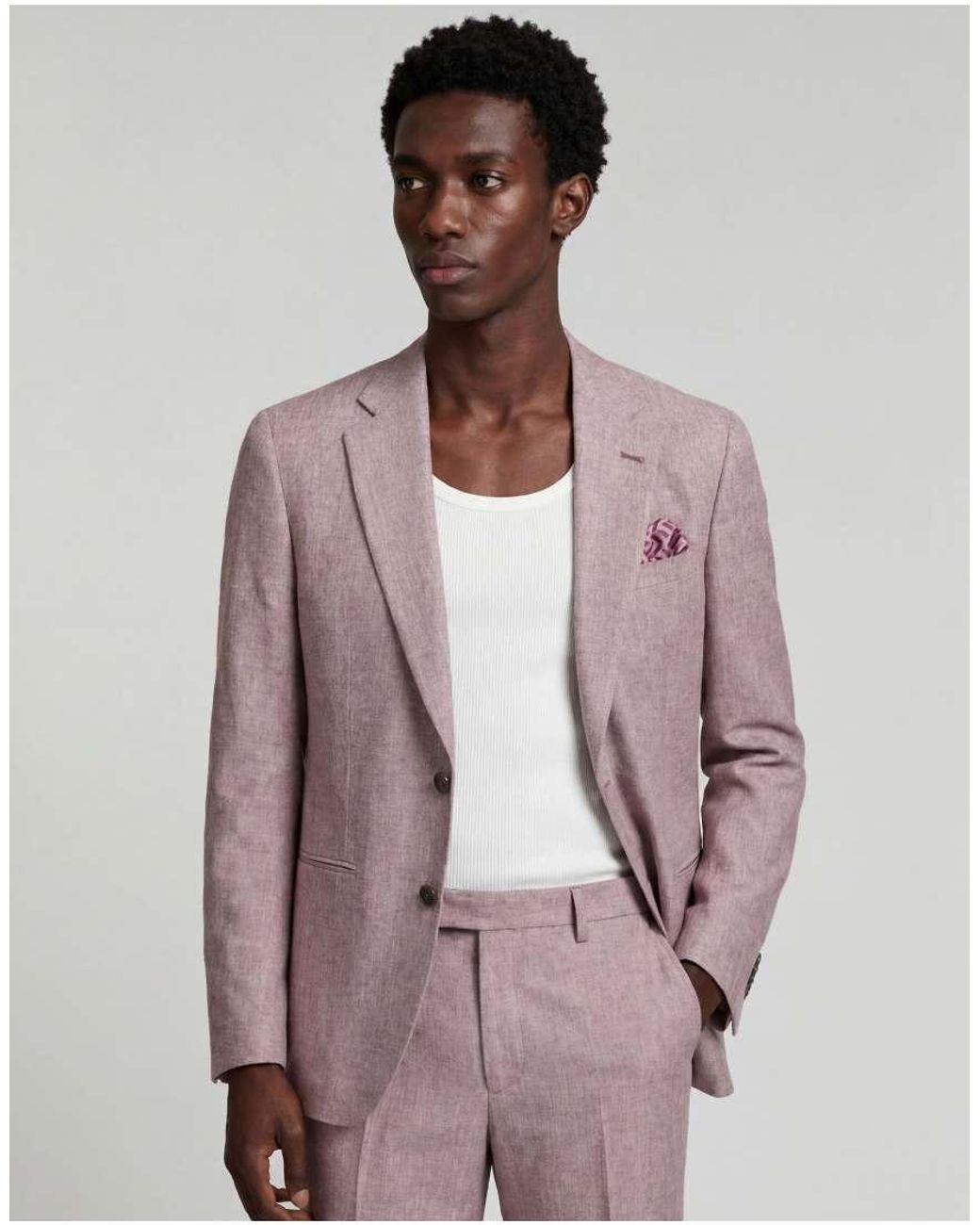 Harry Brown Brown Giacomo Slim Fit Single Breasted Suit Jacket for men