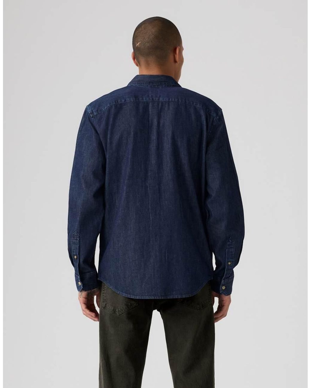 Levi's Blue Battery Housemark Standard Shirt for men