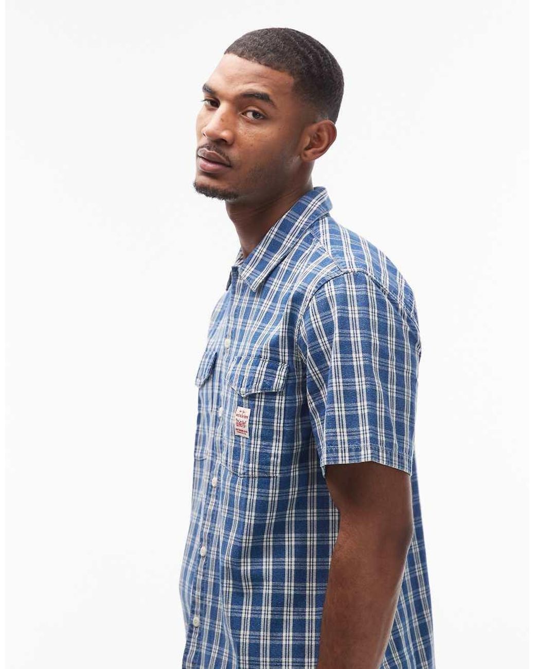Levi's Blue Workwear Co-Ord Short Sleeve Shirt for men
