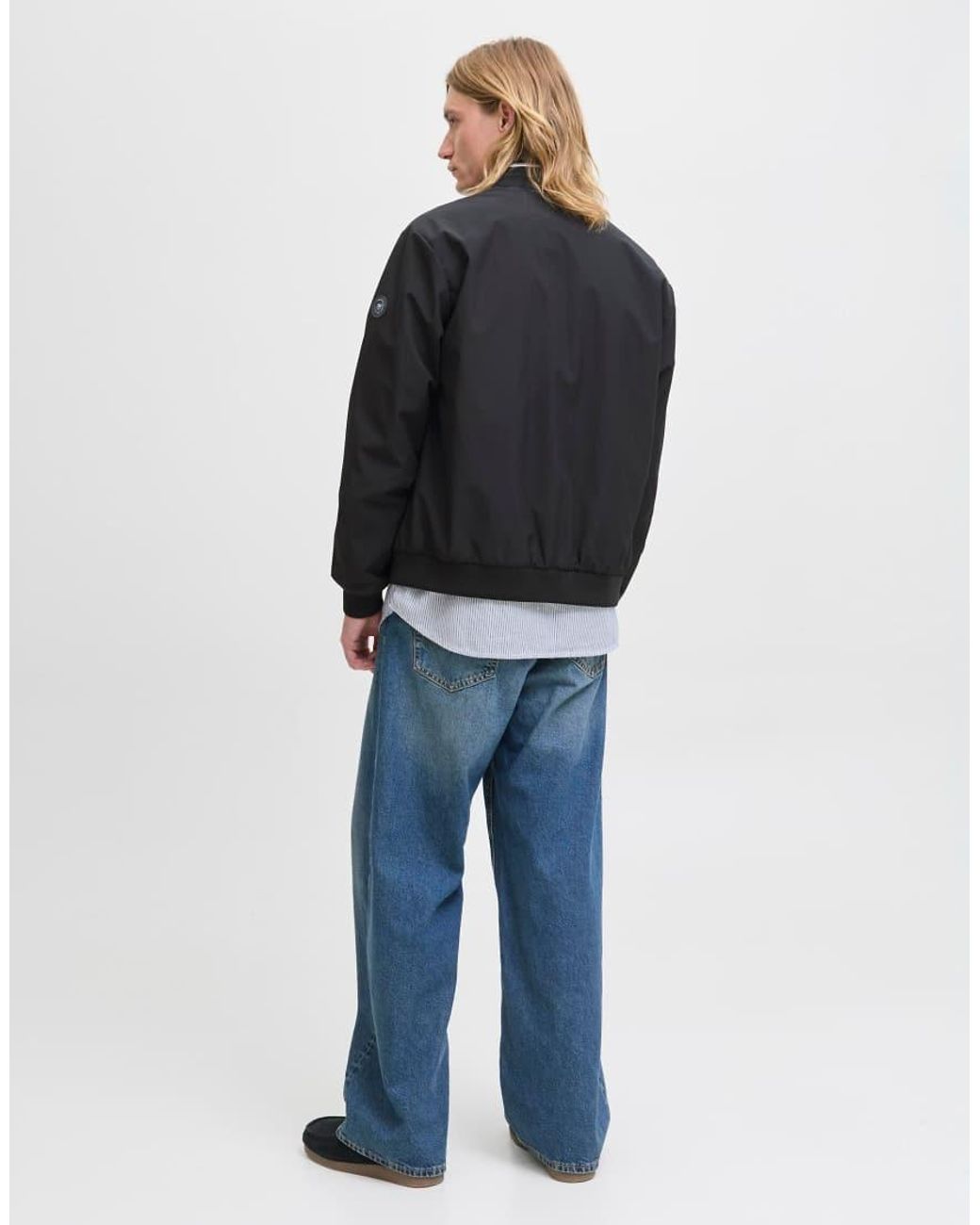 Jack & Jones Gray Bomber Jacket for men