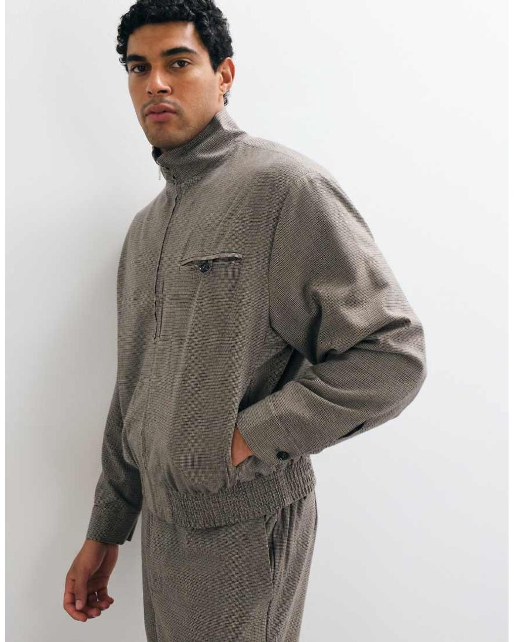ASOS Gray Harrington Smart Co-ord Jacket for men