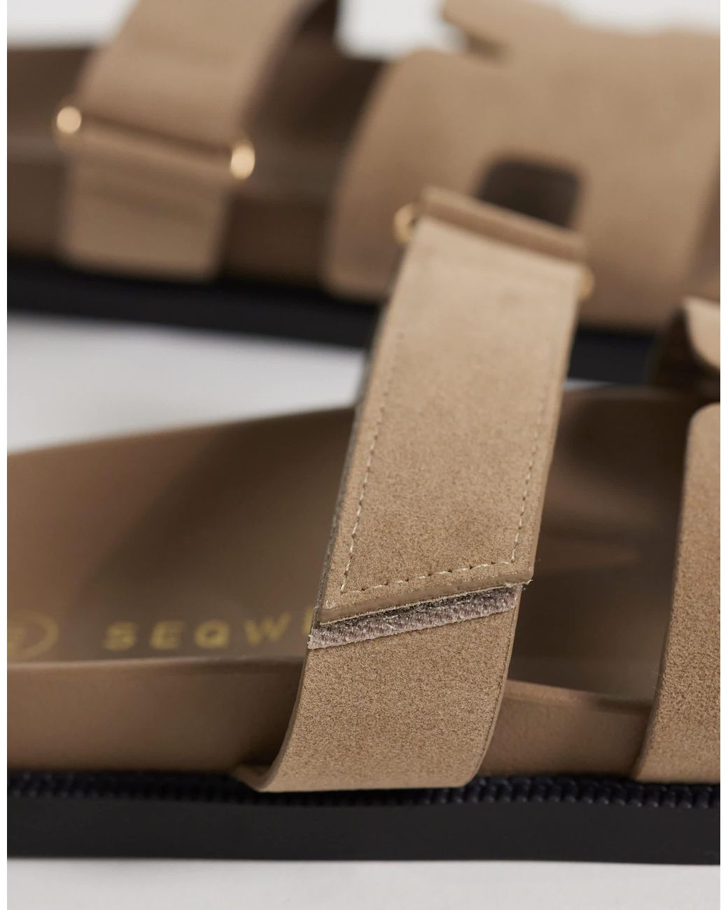 SEQWL White Kidman Sandals With Straps