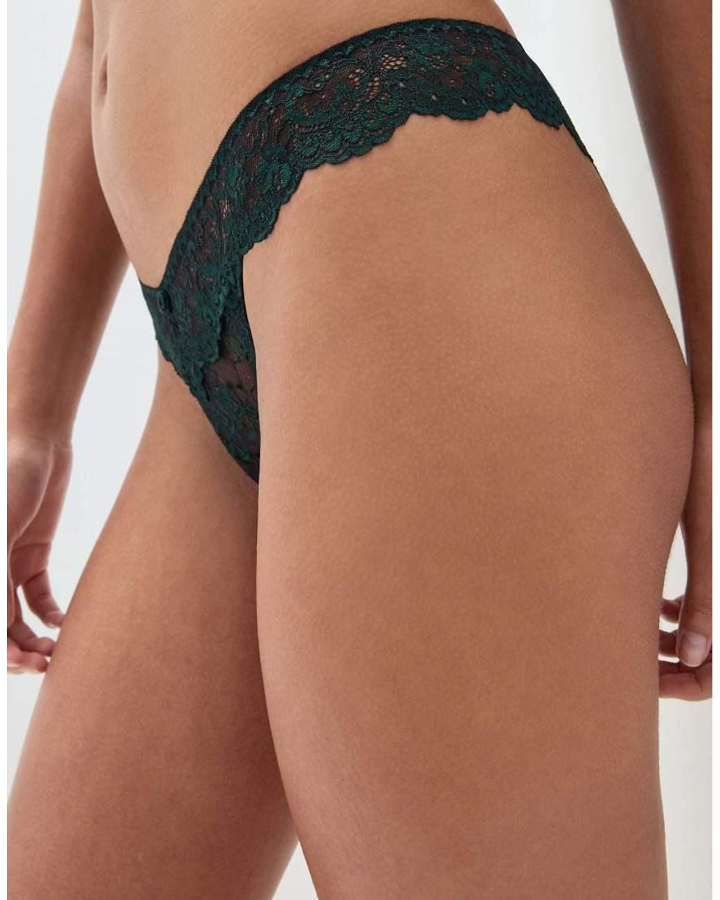 Intimissimi Black '80S-Style Dark Romance Brazilian Briefs