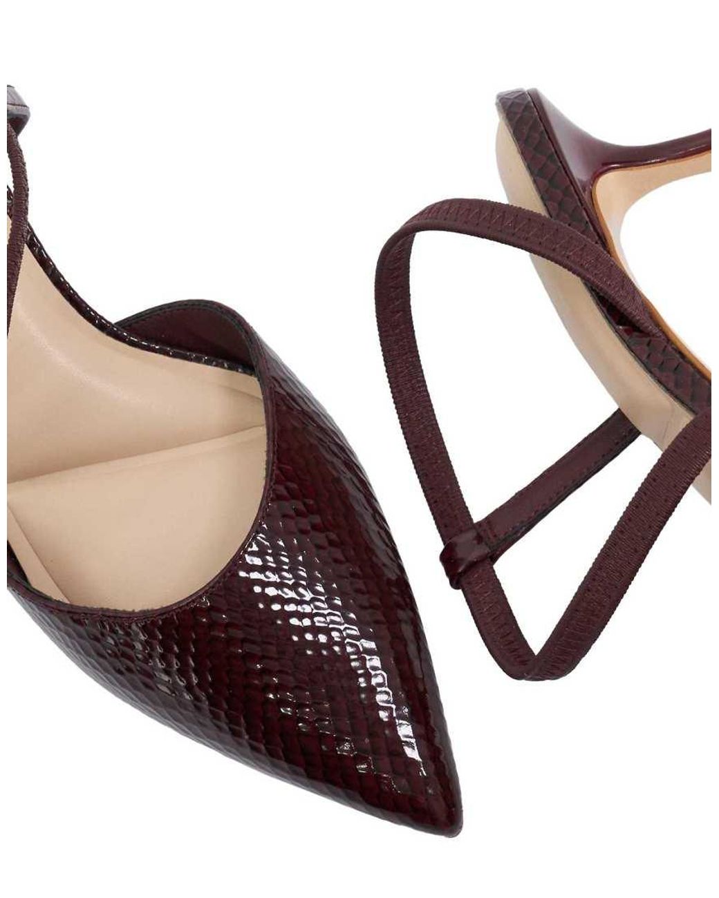 Dune Brown Charming Court Shoes
