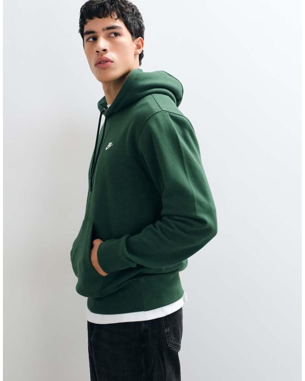 Nike Green Club Hoodie for men