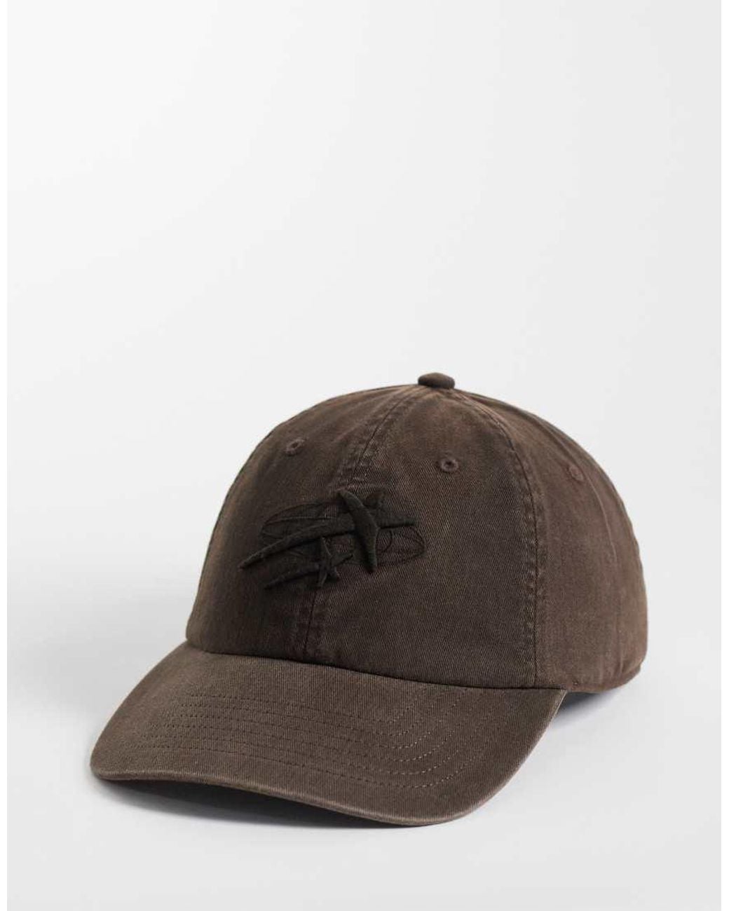 Hollister Brown Graphic Cap for men