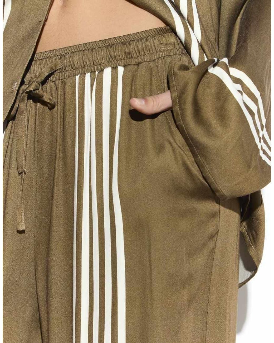 NARRATED Green Wide Leg Trousers