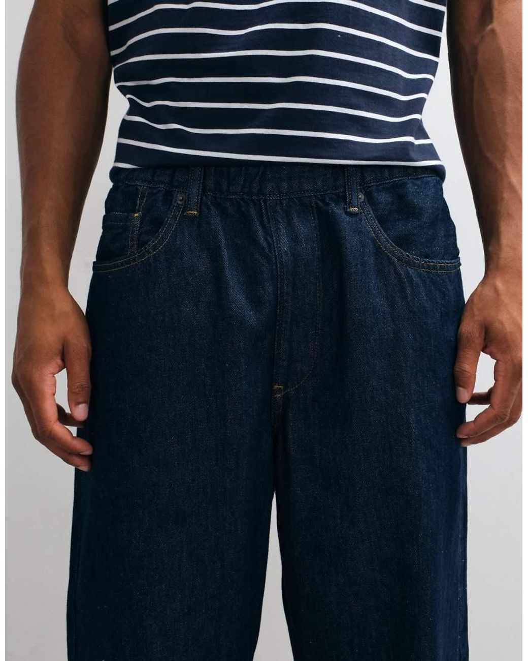 Gap Blue Exclusive Baggy Jeans for men
