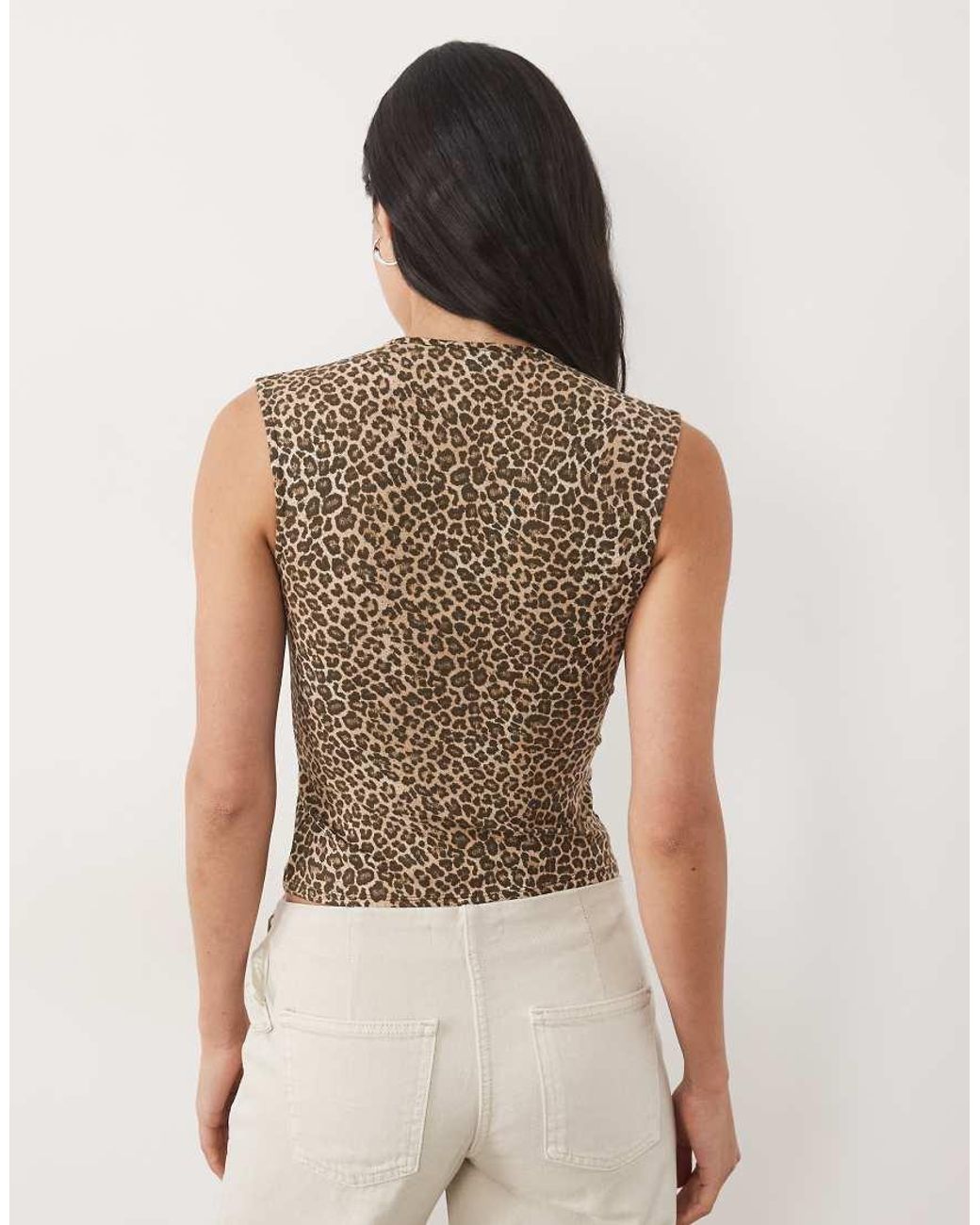 Motel Multicolor Ernesta Keyhole Top