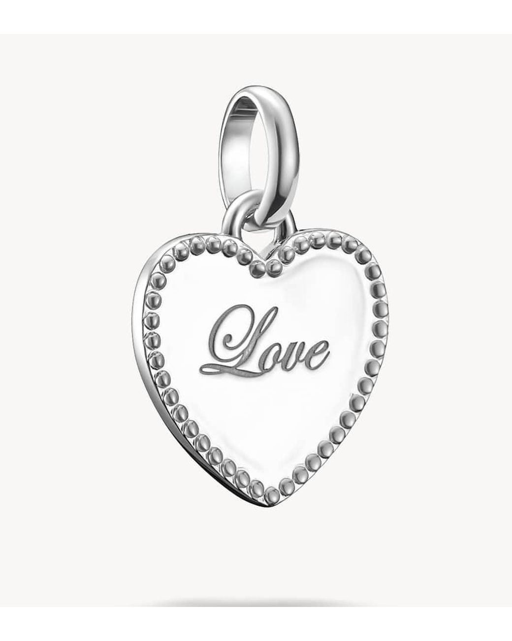 Thomas Sabo Metallic Charm Pendant Love Heart Connect