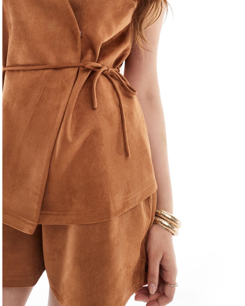 Gilet Object en coloris Brown