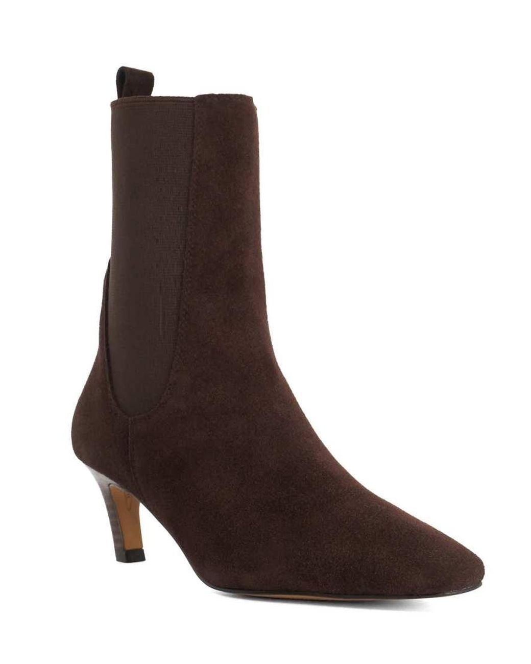 Dune Brown Odela Ankle Boots