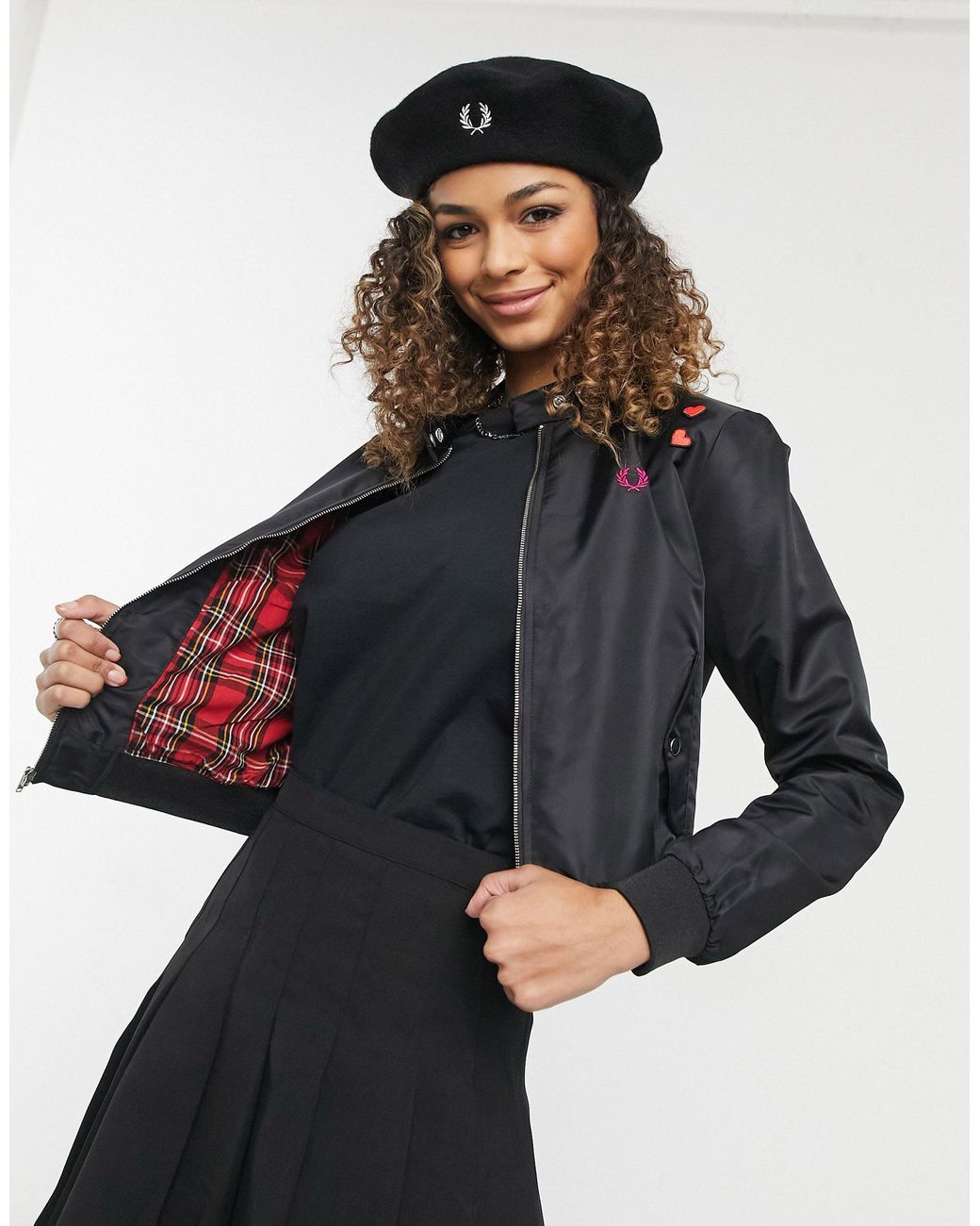 Fred Perry X Amy Winehouse Lyric Jacket in Black Lyst UK