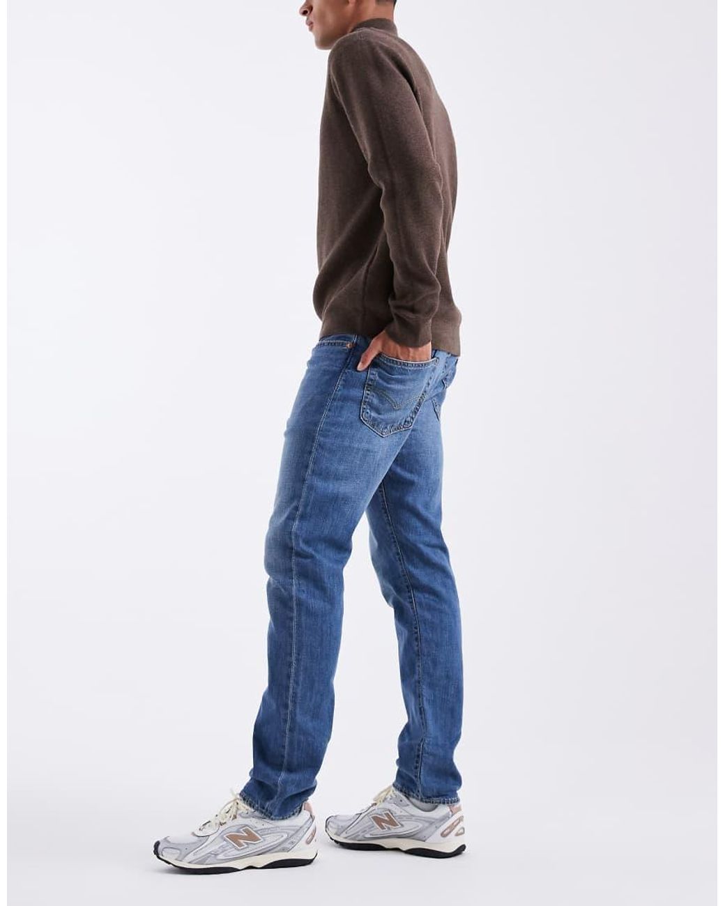 Levi's Blue 502 Tapered Jeans for men