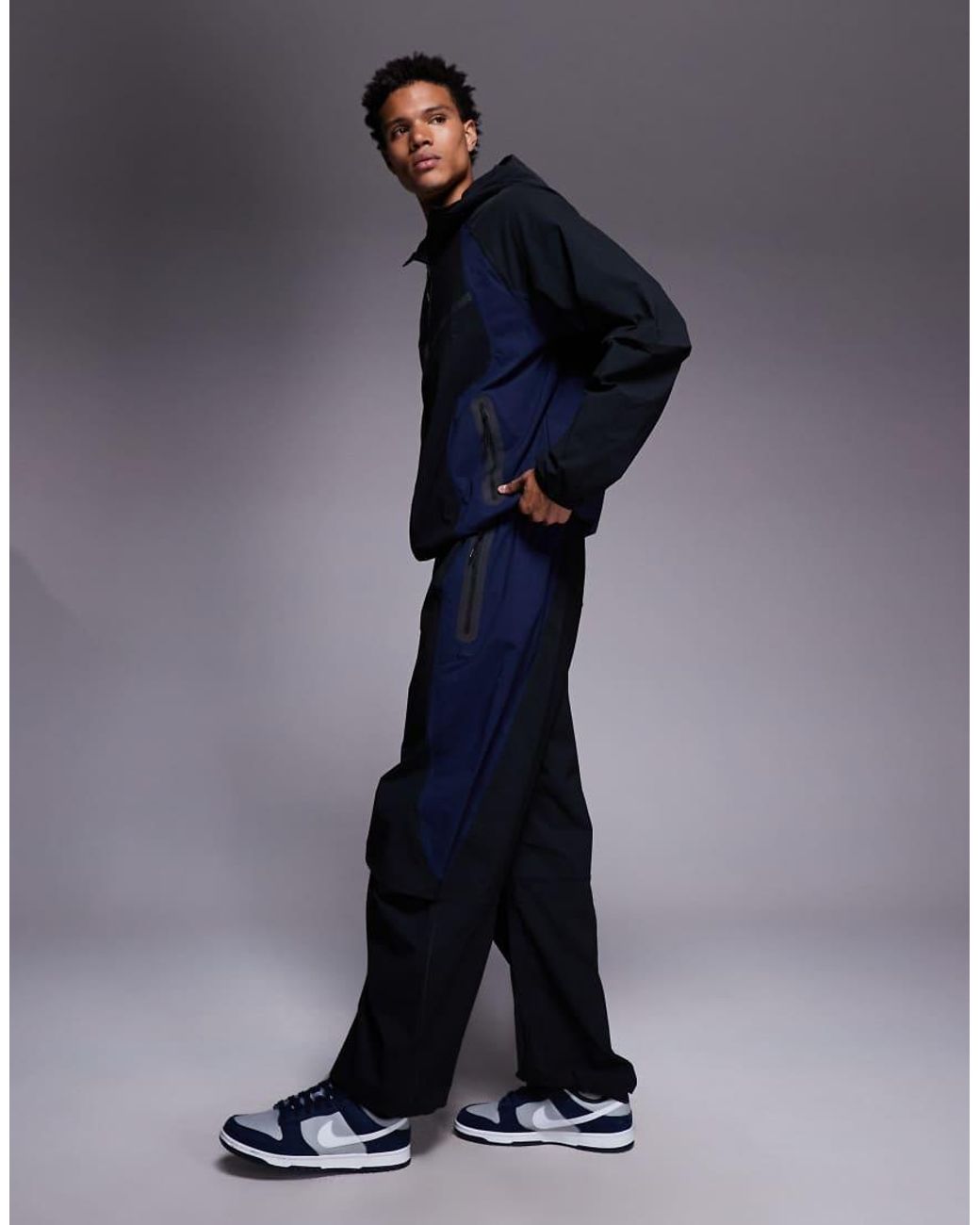 Nike Blue Tech Woven Joggers for men