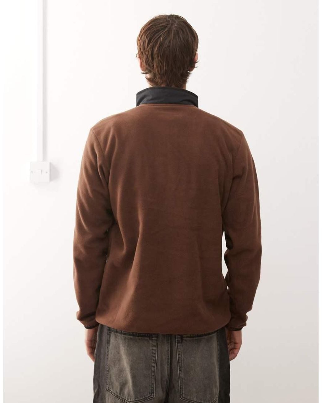 Columbia Brown Sequoia Grove Half Zip Fleece for men