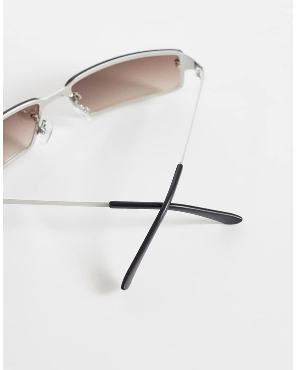 ASOS White Wrap Sunglasses for men