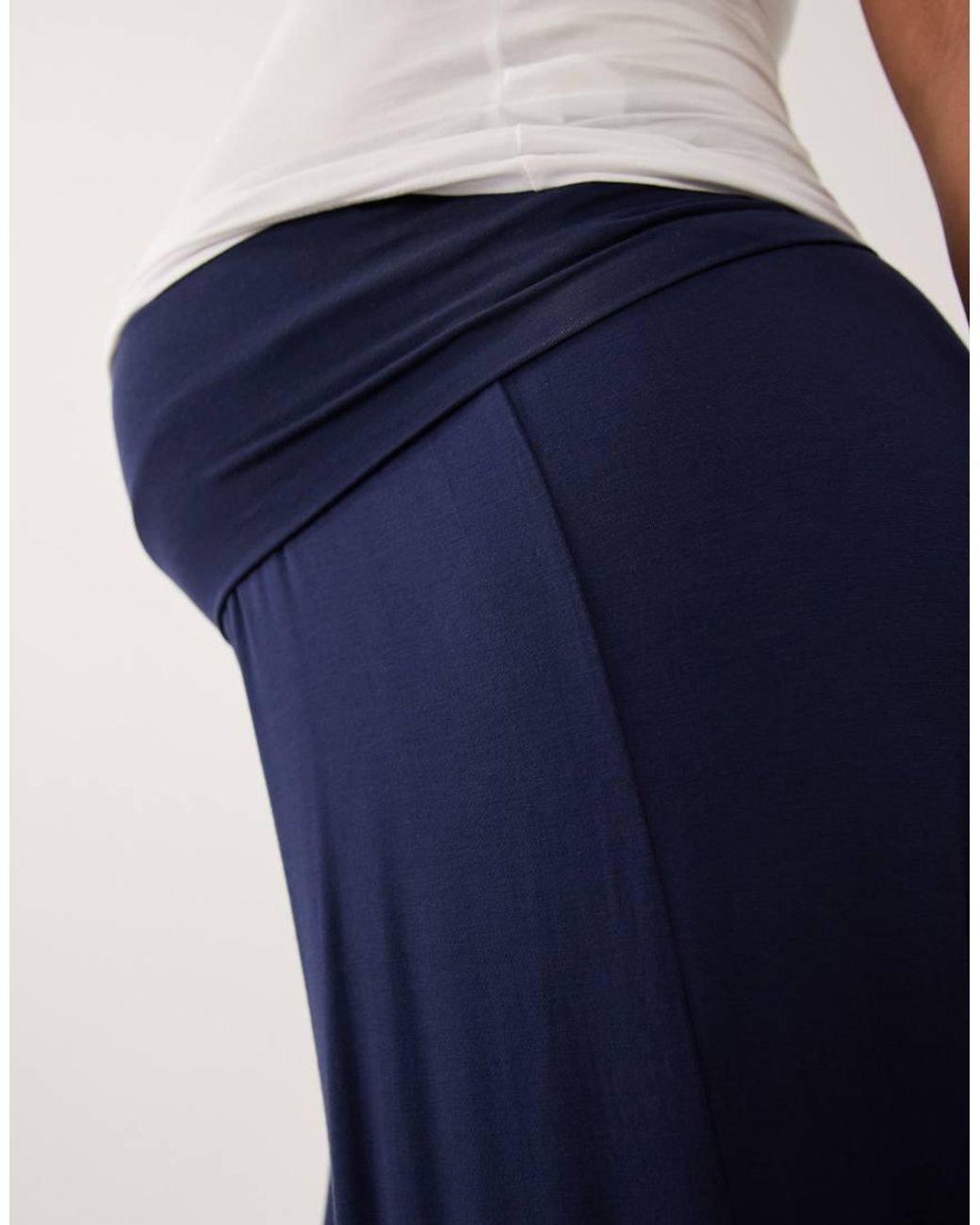 Mama.licious Blue Mamalicious Maternity 2 Function Balloon Jersey Trouser