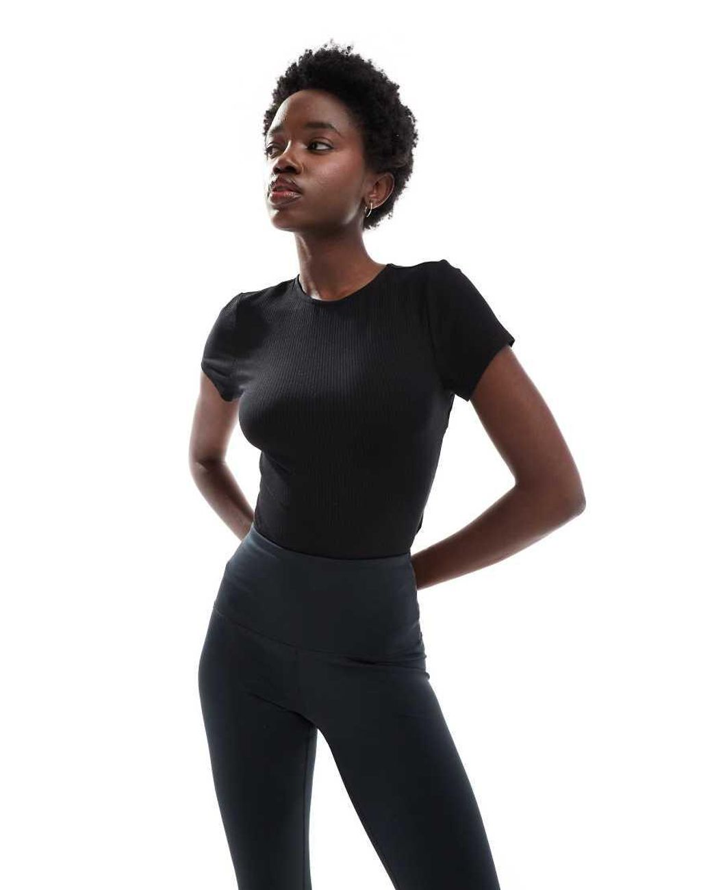 agon® Black Tie Back Tops
