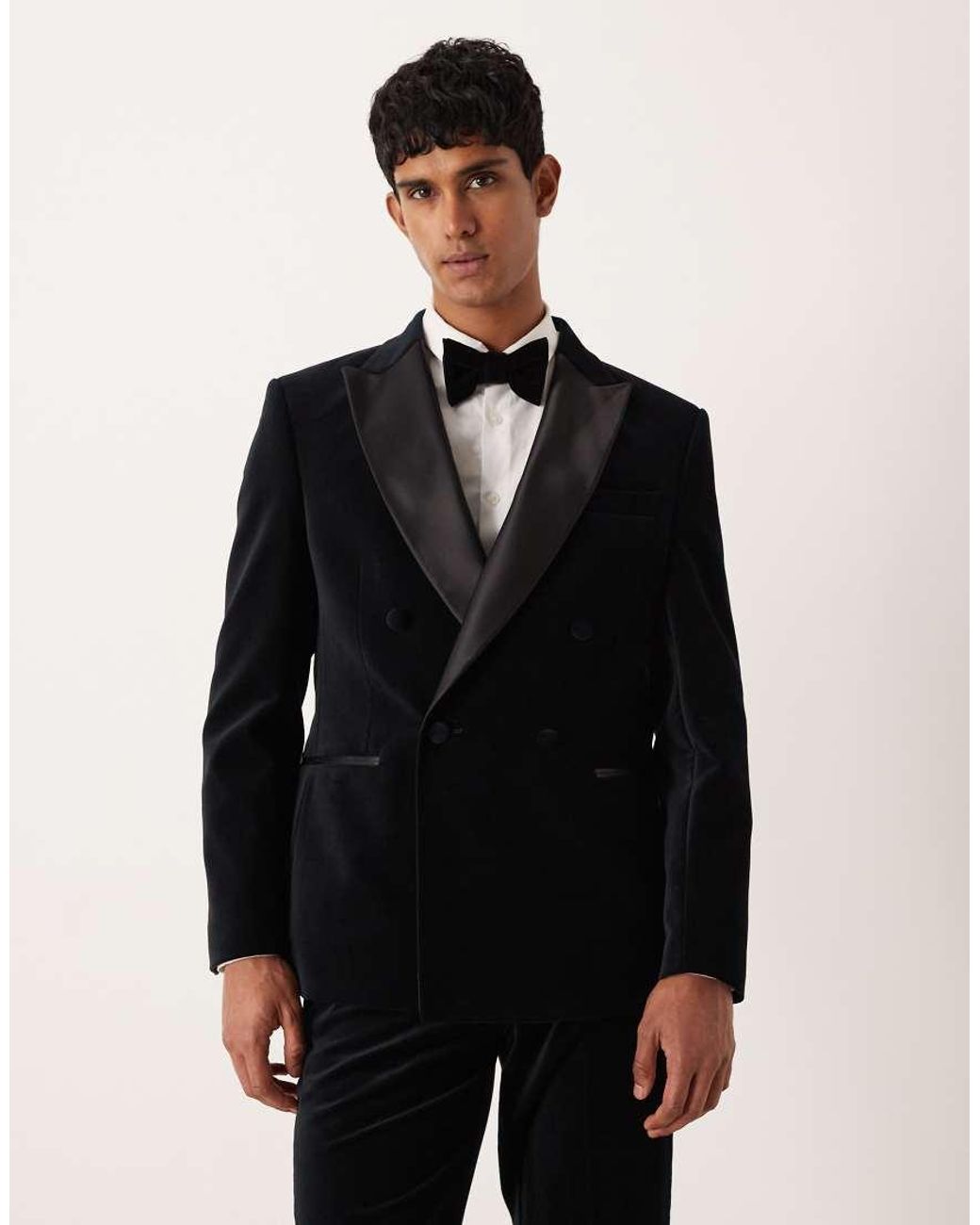 ASOS Black Regular Suit Tuxedo Jacket for men