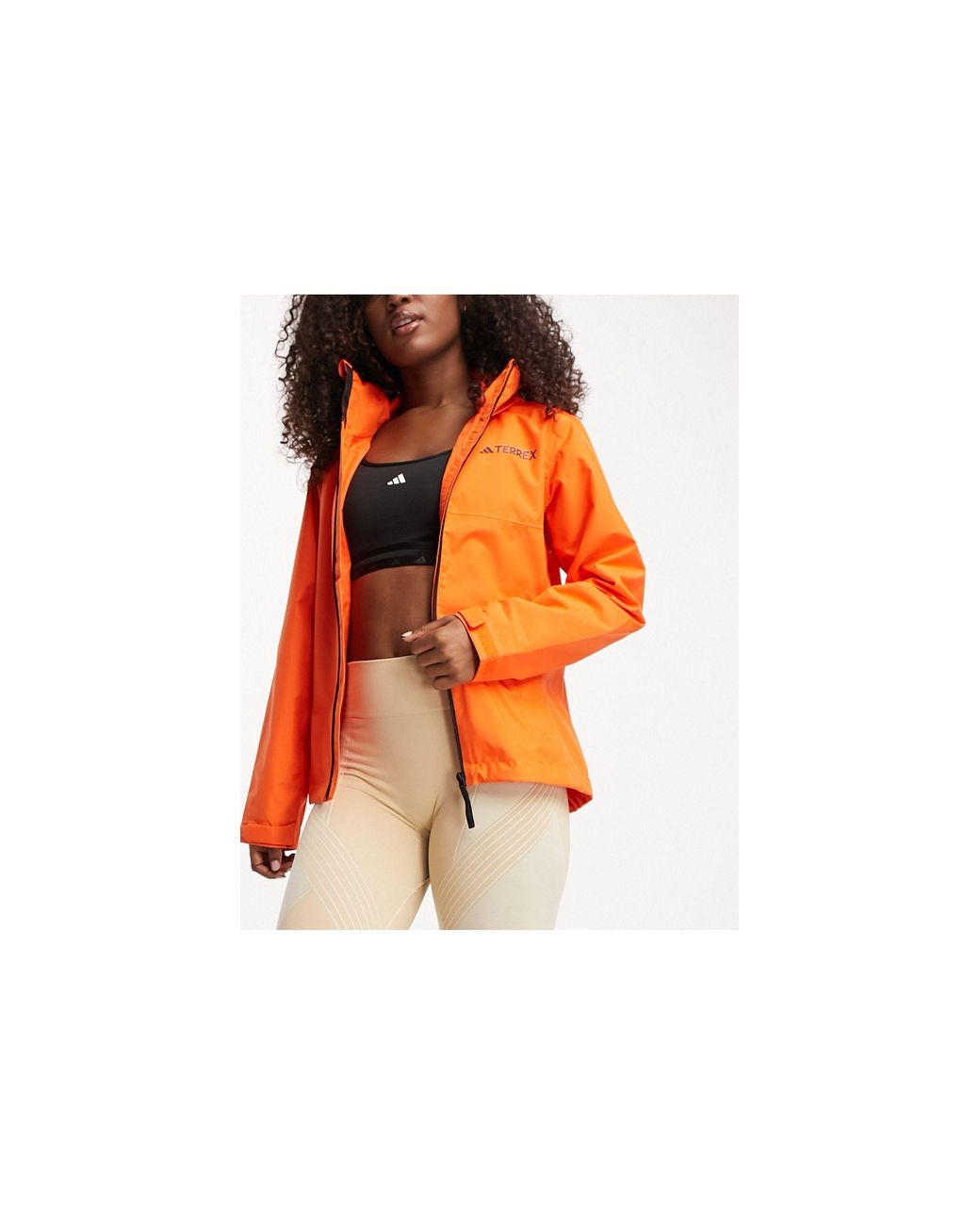 Adidas - terrex - veste imperméable adidas Originals en coloris Orange |  Lyst