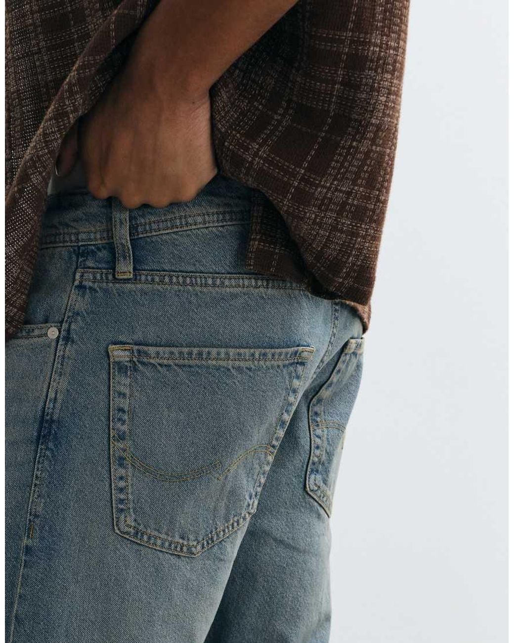 Jack & Jones Blue Toby Flare Jeans for men
