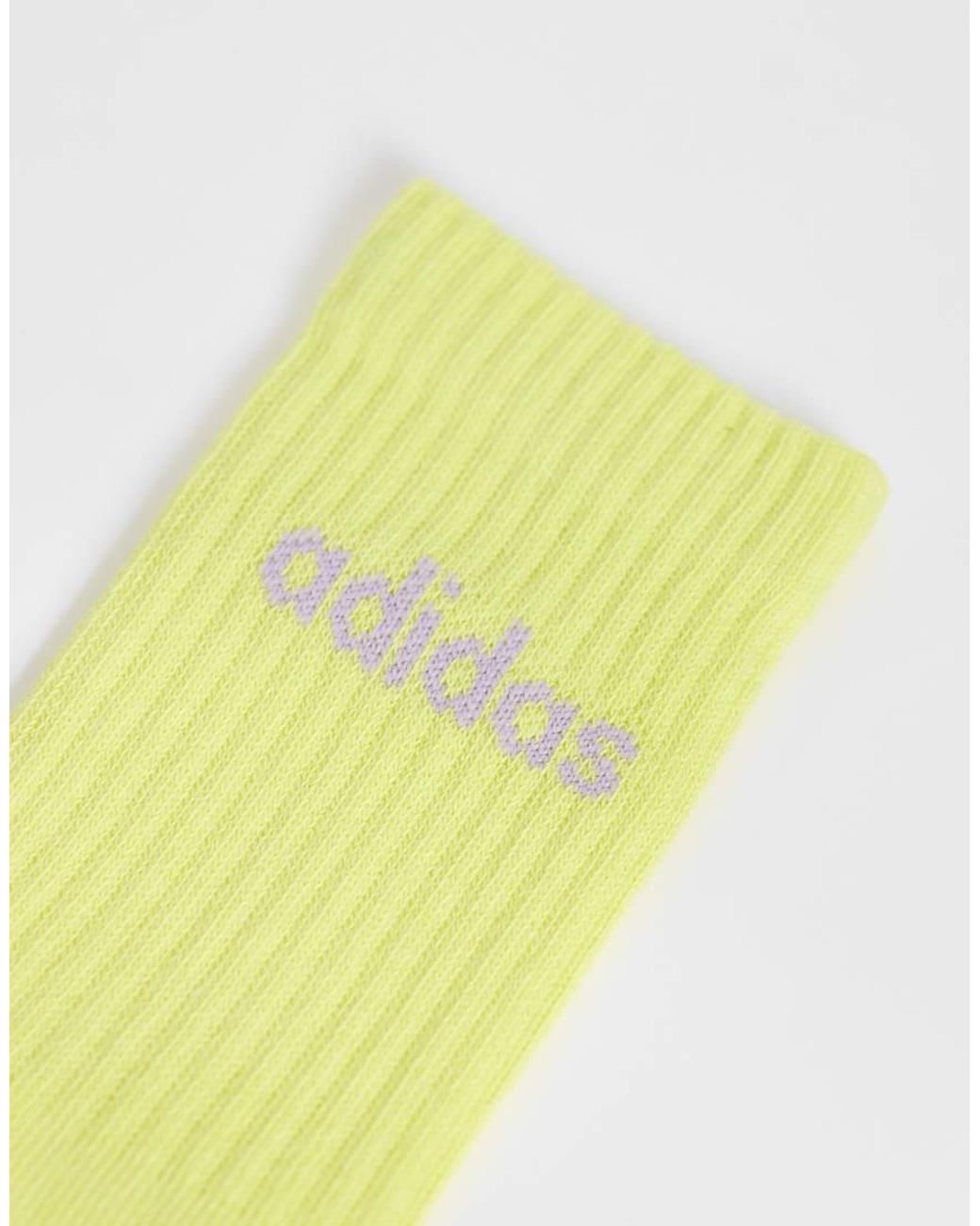 Adidas Originals Purple Three Stripes Studios Crew Socks