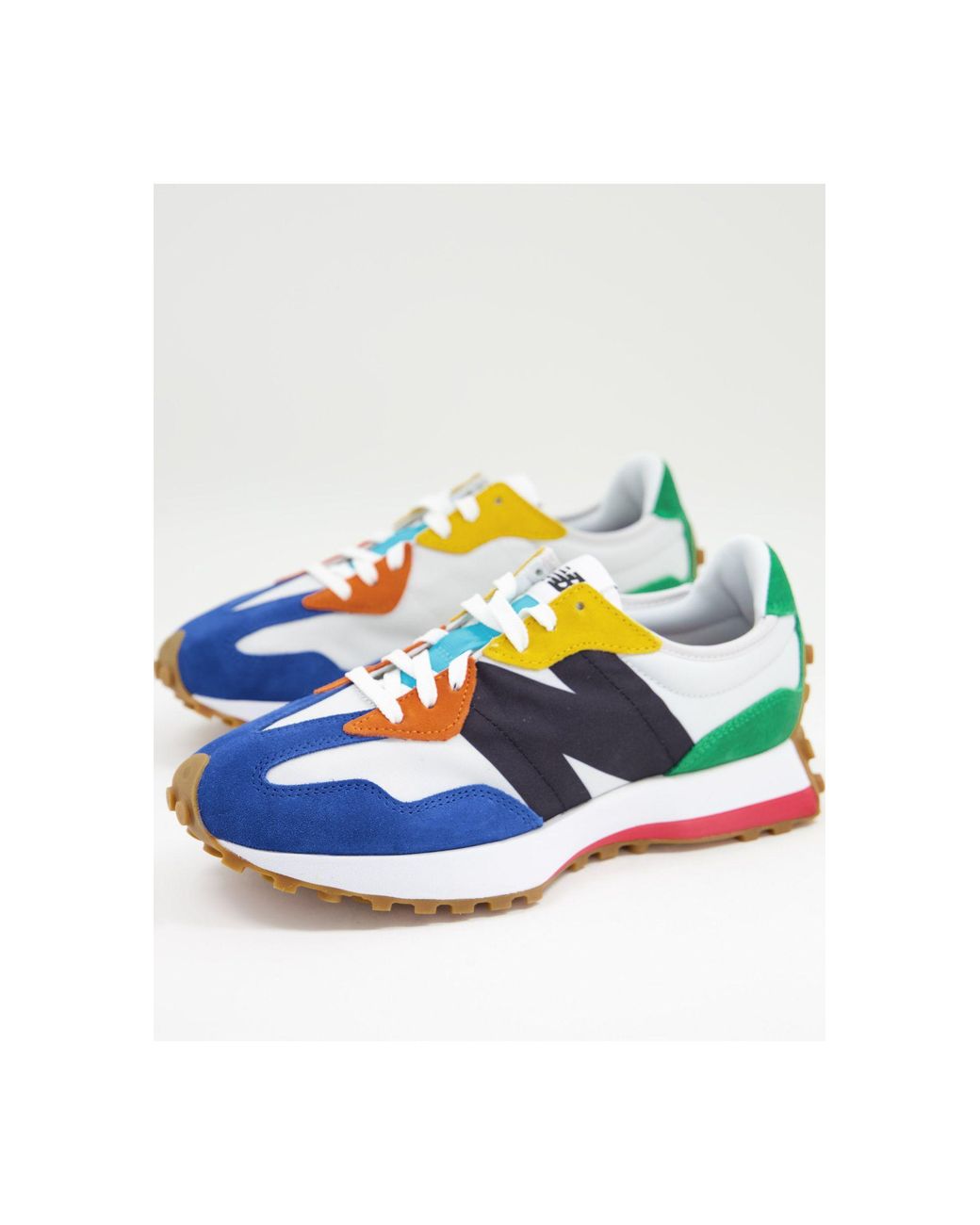 New Balance 327 Sneakers in White for Men | Lyst