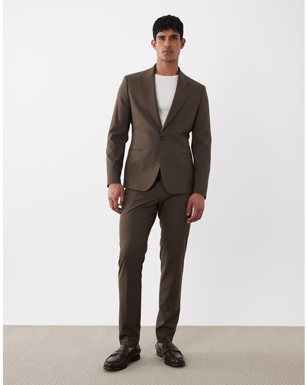 ASOS Gray Skinny Suit Blazer for men