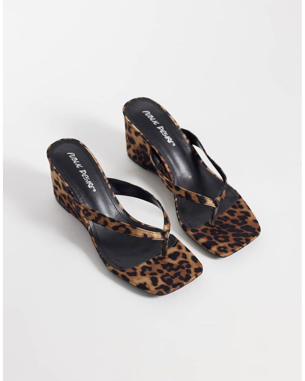 Public Desire Multicolor Luisa Wedge Sandals