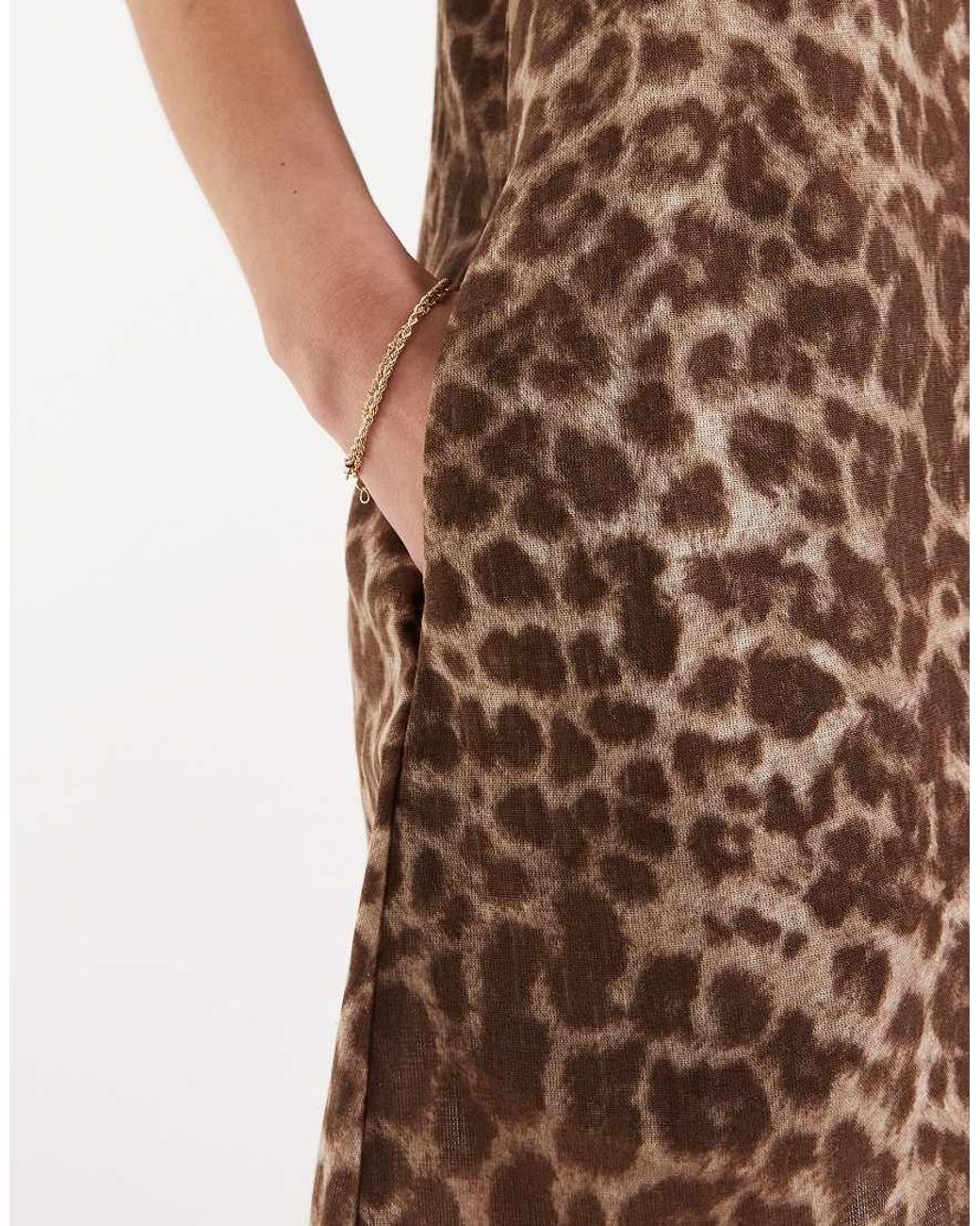 JJXX Natural Leopard Mini Dress