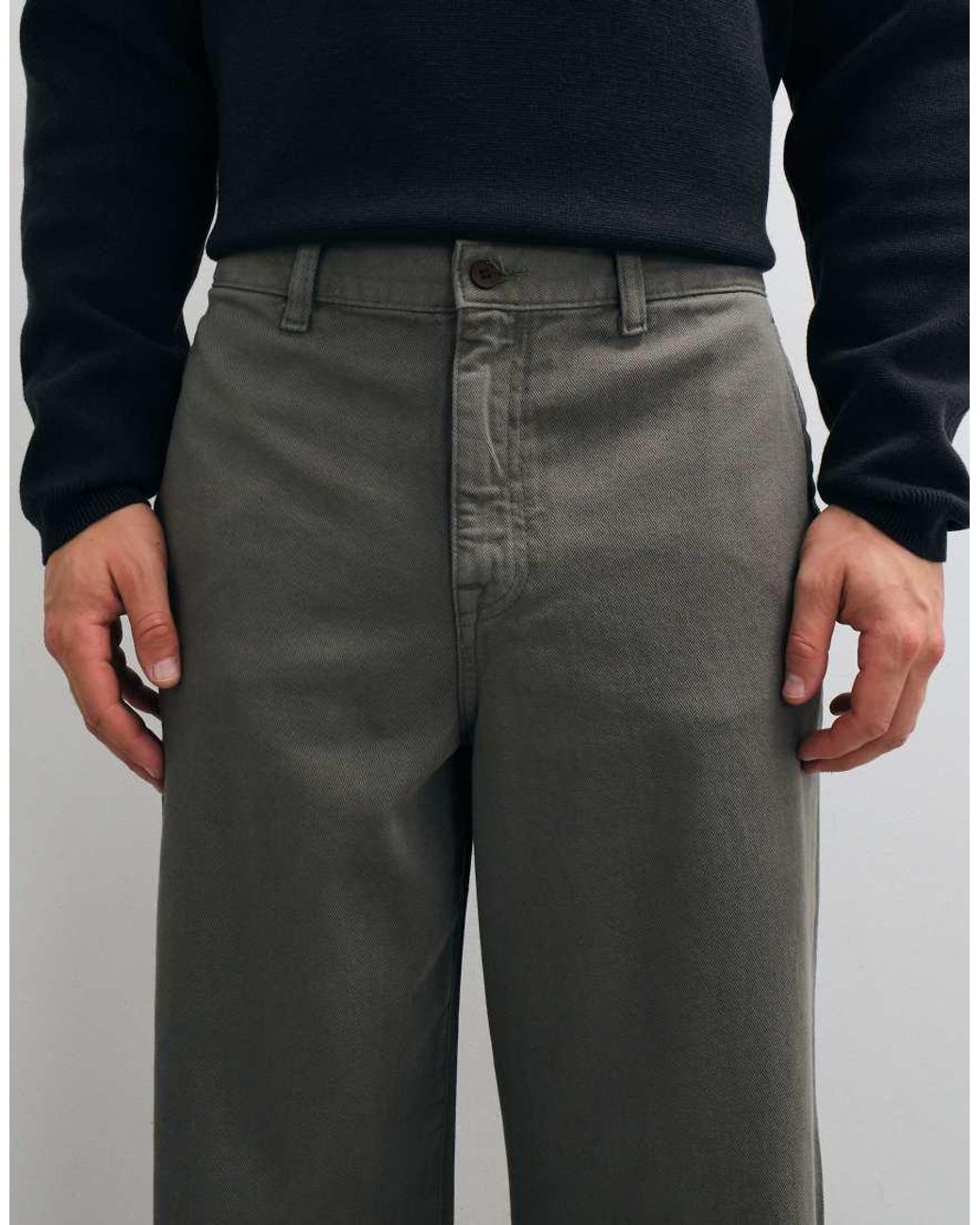 ASOS Blue baggy Trouser for men