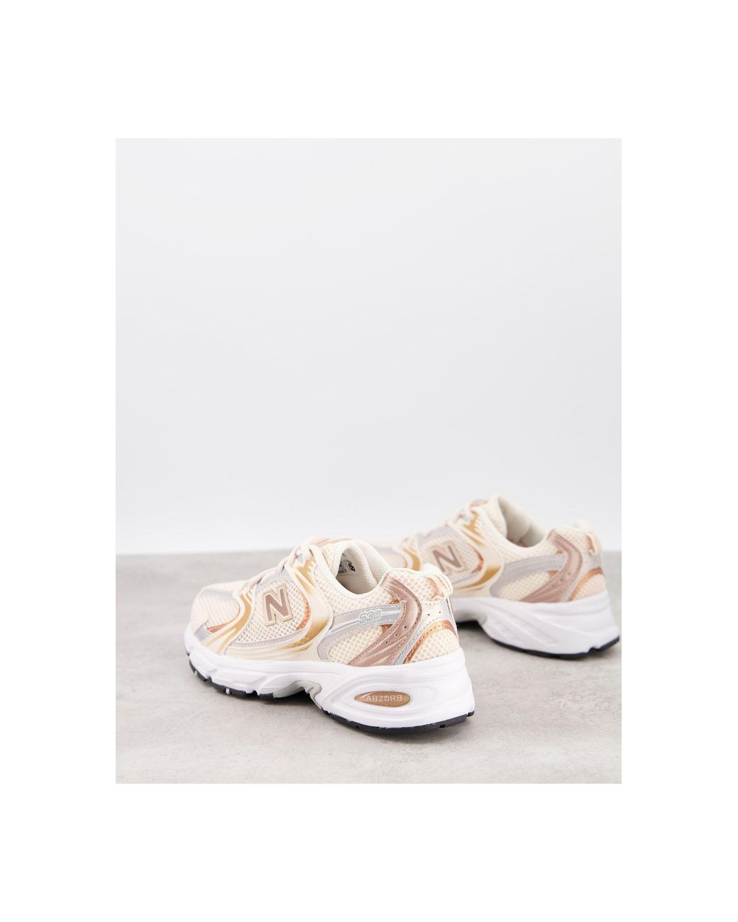 New Balance 530 Metallic Trainers in Pink Lyst Canada