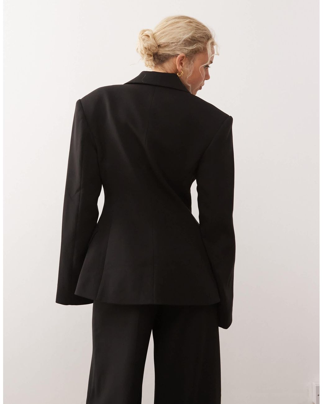 Weekday Black Premium Double Breasted Blazer