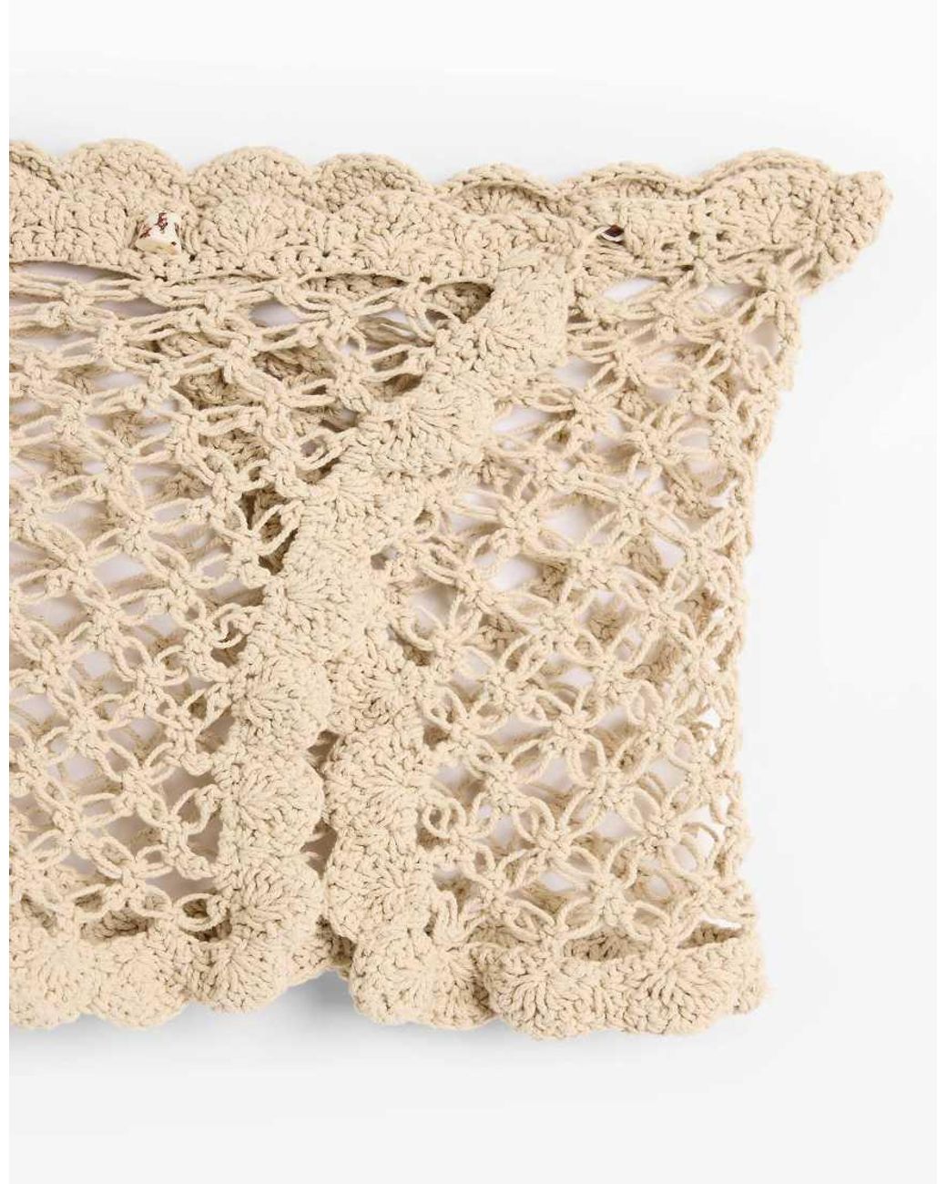 Desigual Natural Short Crochet Pareo