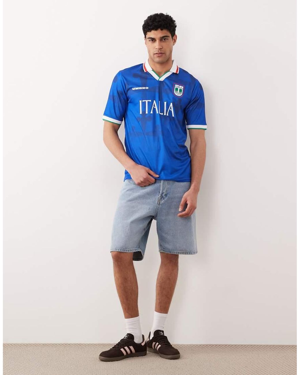 Umbro Blue Italy Jersey for men