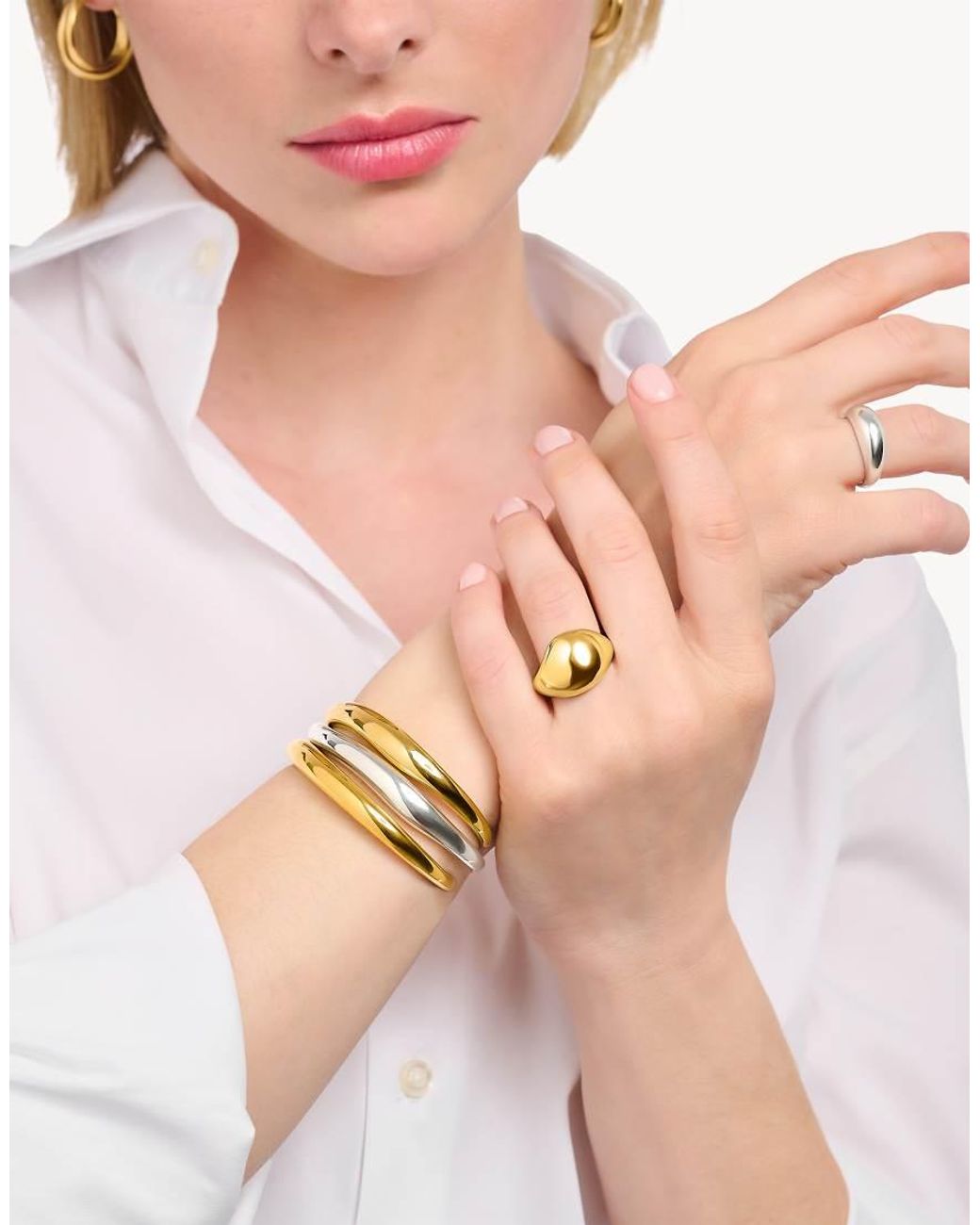 Thomas Sabo Metallic Bangle [Breit]